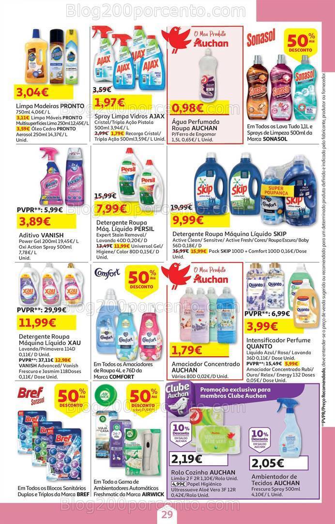 Antevisão Folheto AUCHAN Promoções de 9 a 22 julho