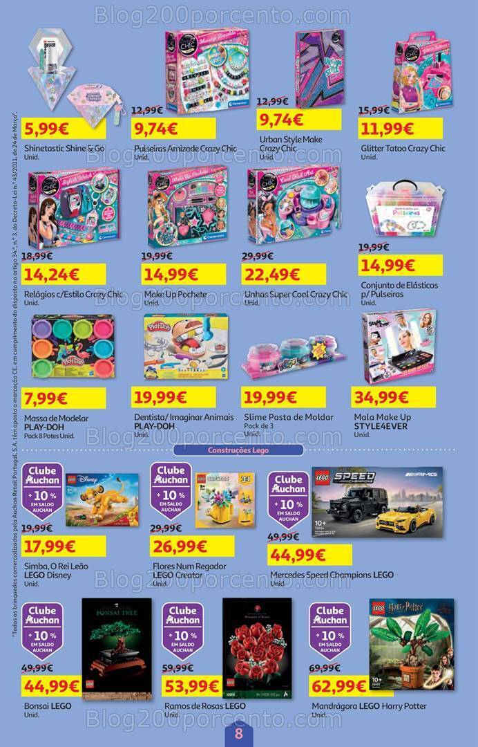 Antevisão Folheto AUCHAN Bazar Promoções de 9 a 22 julho