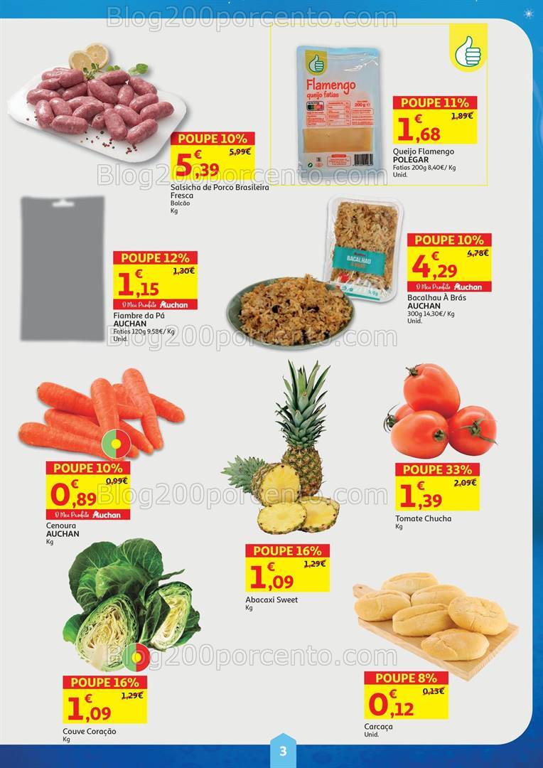 Antevisão Folheto AUCHAN Preços Congelados Promoções de 1 a 31 agosto