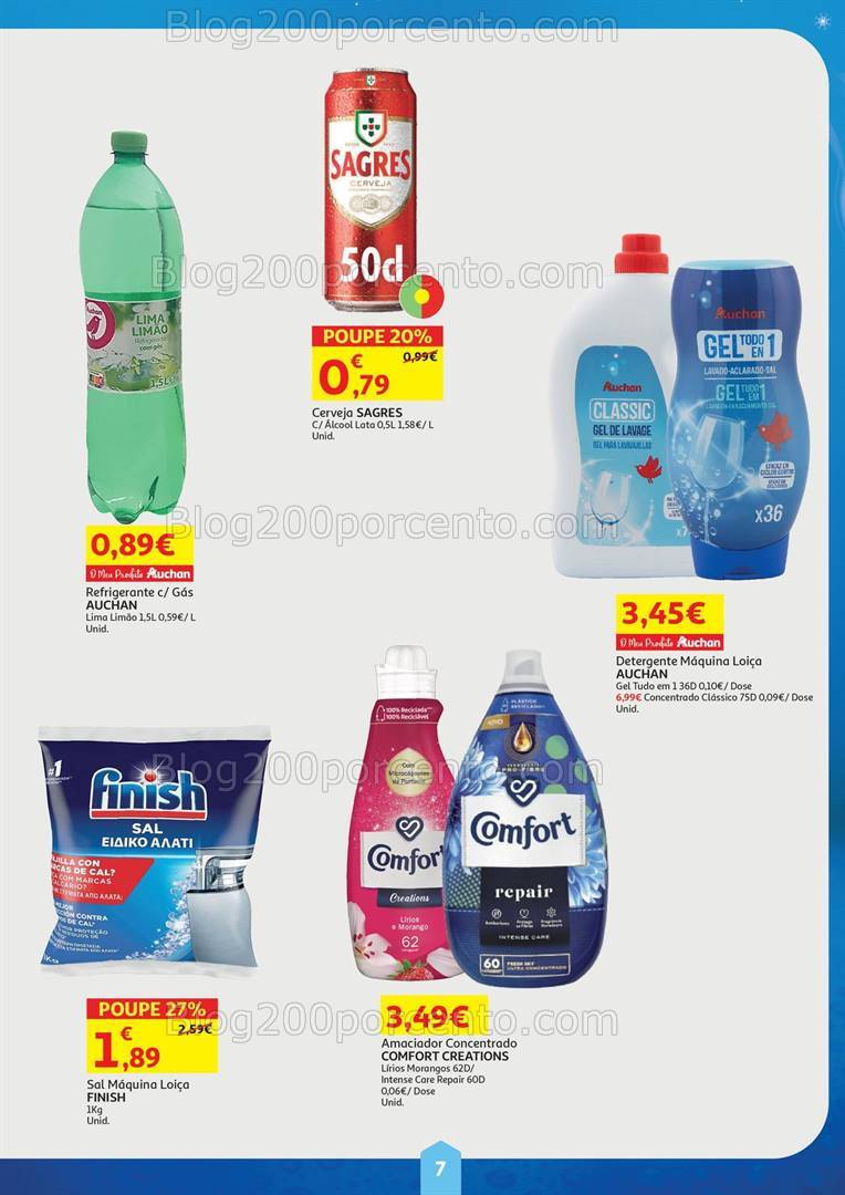 Antevisão Folheto AUCHAN Preços Congelados Promoções de 1 a 31 agosto
