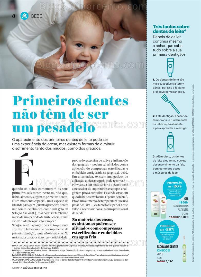 Antevisão Folheto AUCHAN Saúde e Bem Estar Bebé Promoções de 27 dezembro a 30 janeiro