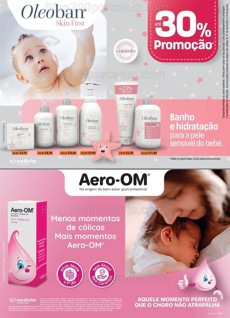 Antevisão Folheto AUCHAN Saúde e Bem Estar Bebé Promoções de 27 dezembro a 30 janeiro