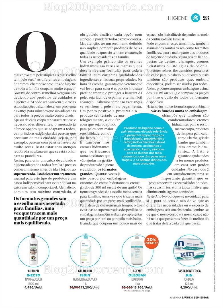 Antevisão Folheto AUCHAN Saúde e Bem-Estar Promoções de 31 janeiro a 1 março