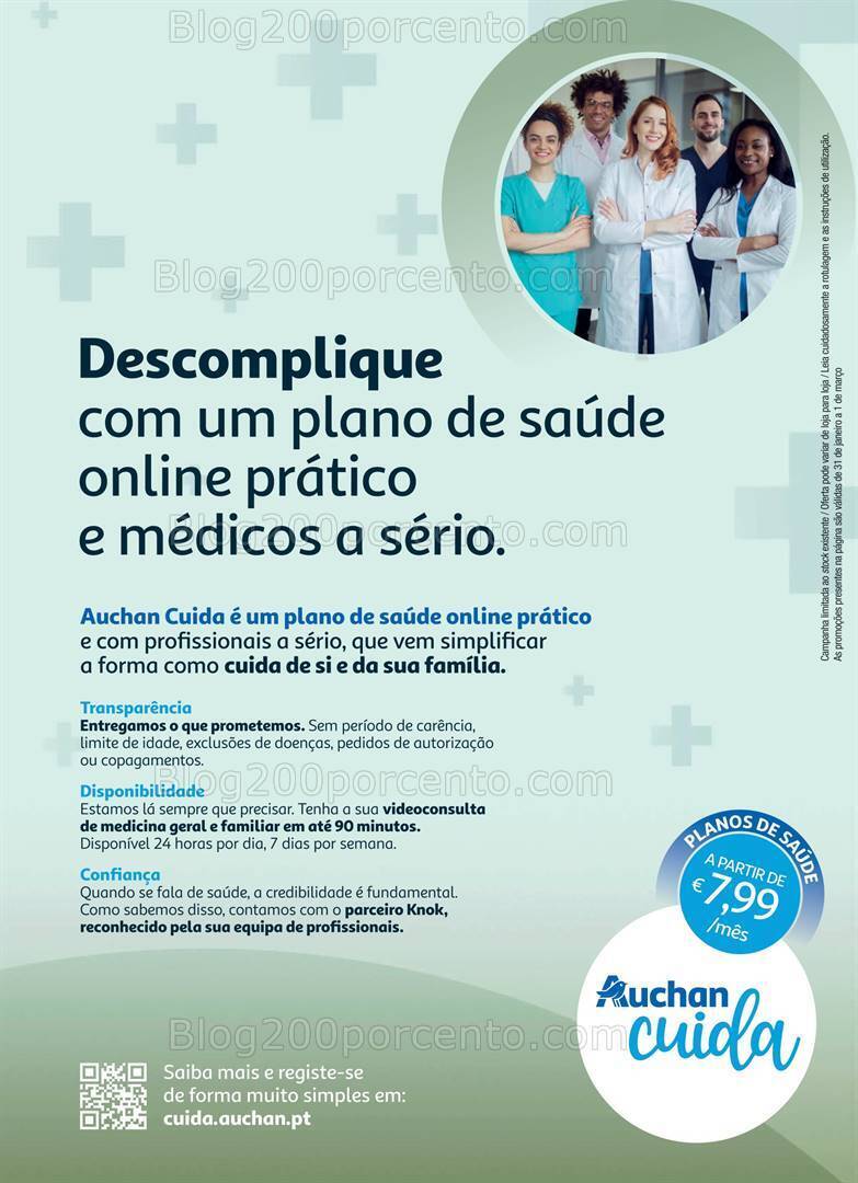 Antevisão Folheto AUCHAN Saúde e Bem-Estar Promoções de 31 janeiro a 1 março
