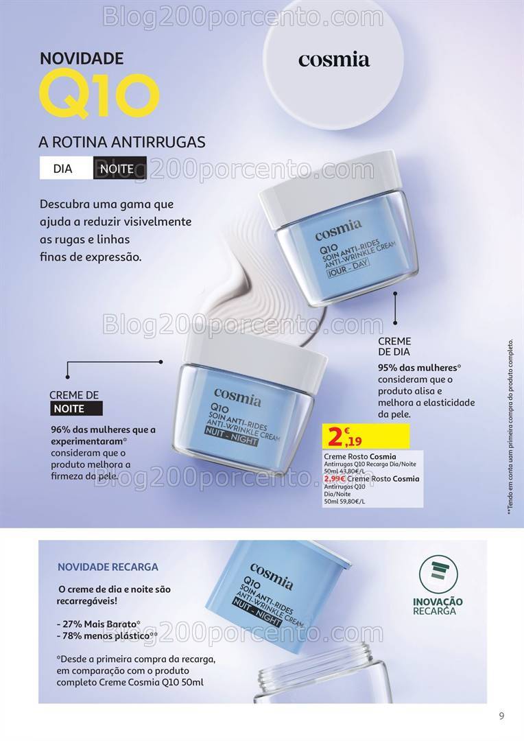 Antevisão Folheto AUCHAN Cosmia Promoções de 4 setembro a 31 dezembro