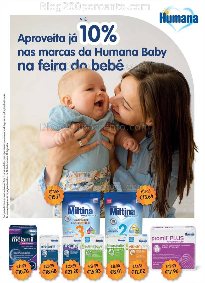 Antevisão Folheto AUCHAN Saúde e Bem-Estar Bebé Promoções de 27 dezembro a 27 janeiro