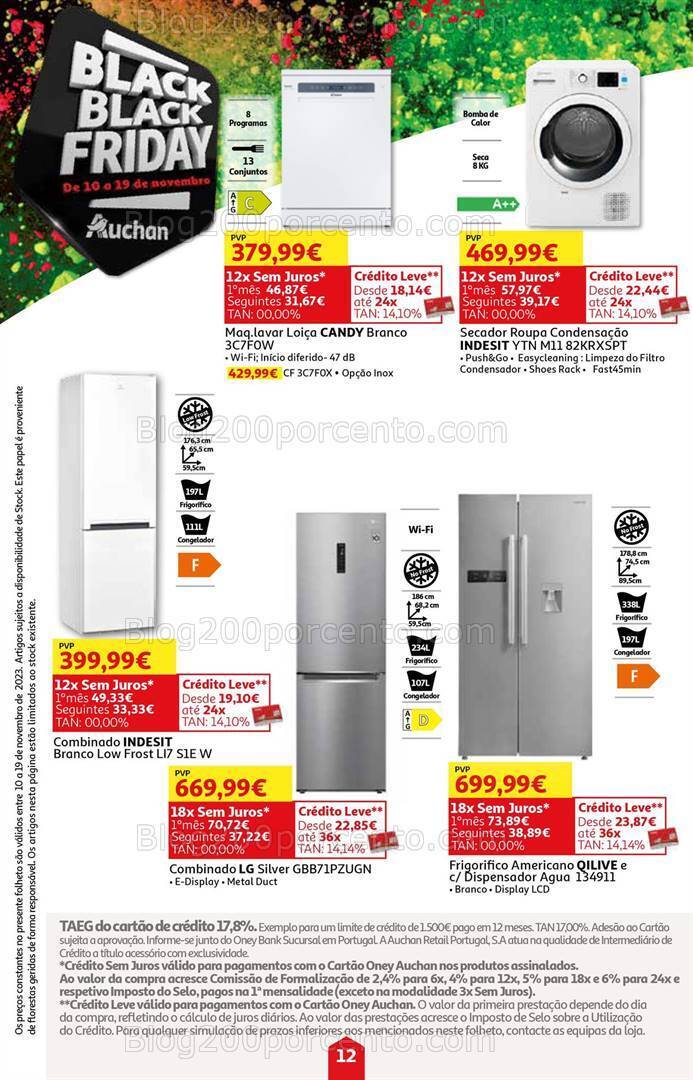 Antevisão Folheto AUCHAN Black Friday Promoções de 10 a 19 novembro