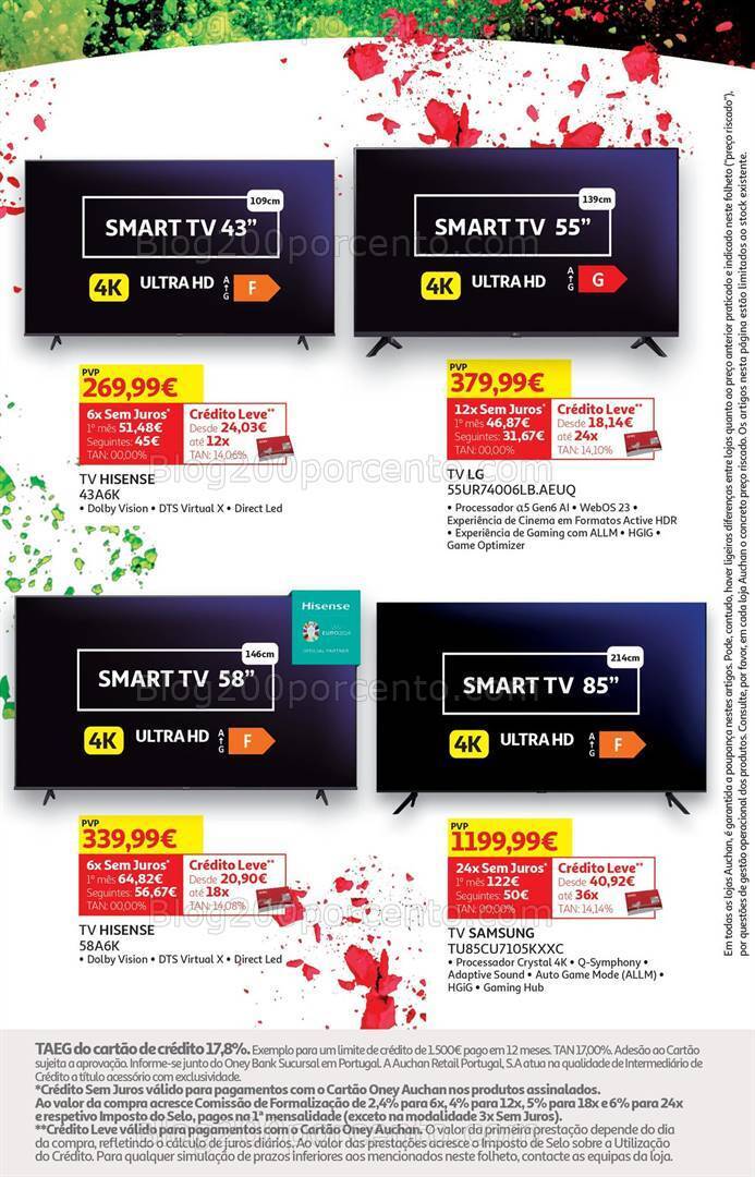 Antevisão Folheto AUCHAN Black Friday Promoções de 20 a 26 novembro