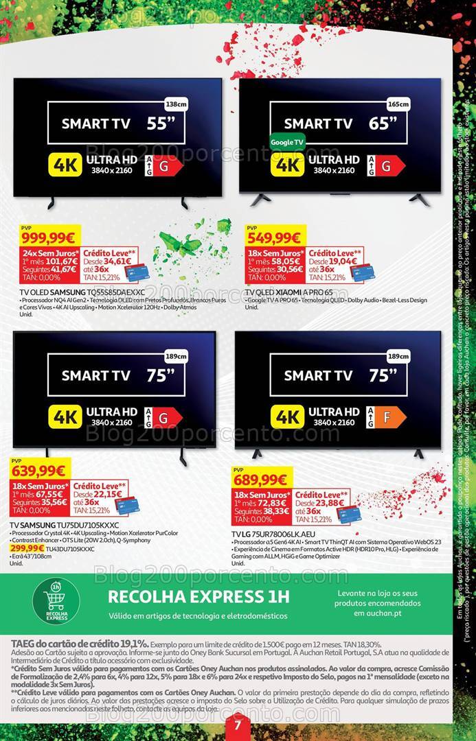 Antevisão Folheto AUCHAN Black Friday Promoções de 30 outubro a 11 novembro
