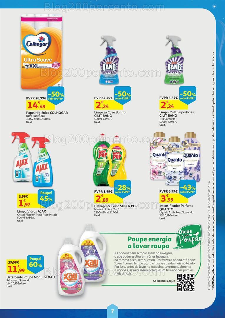 Antevisão Folheto AUCHAN Cabaz Poupança Promoções de 5 a 31 janeiro