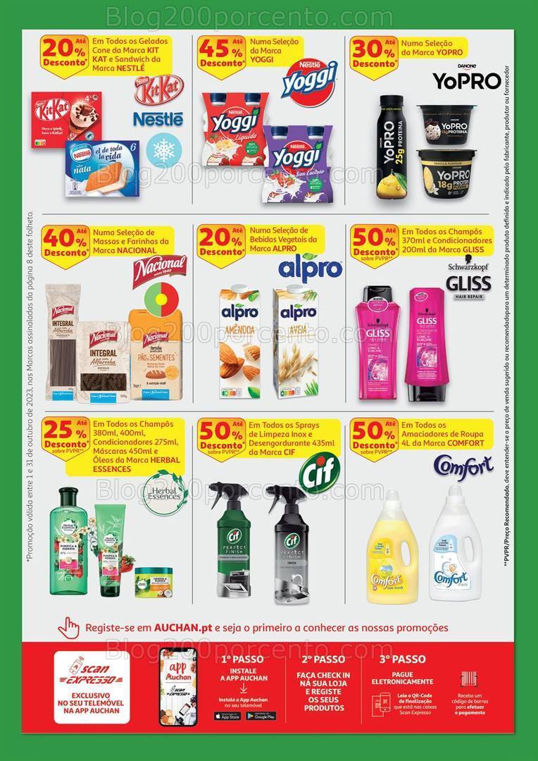 Antevisão Folheto AUCHAN Cabaz da Poupança Promoções de 1 a 31 outubro