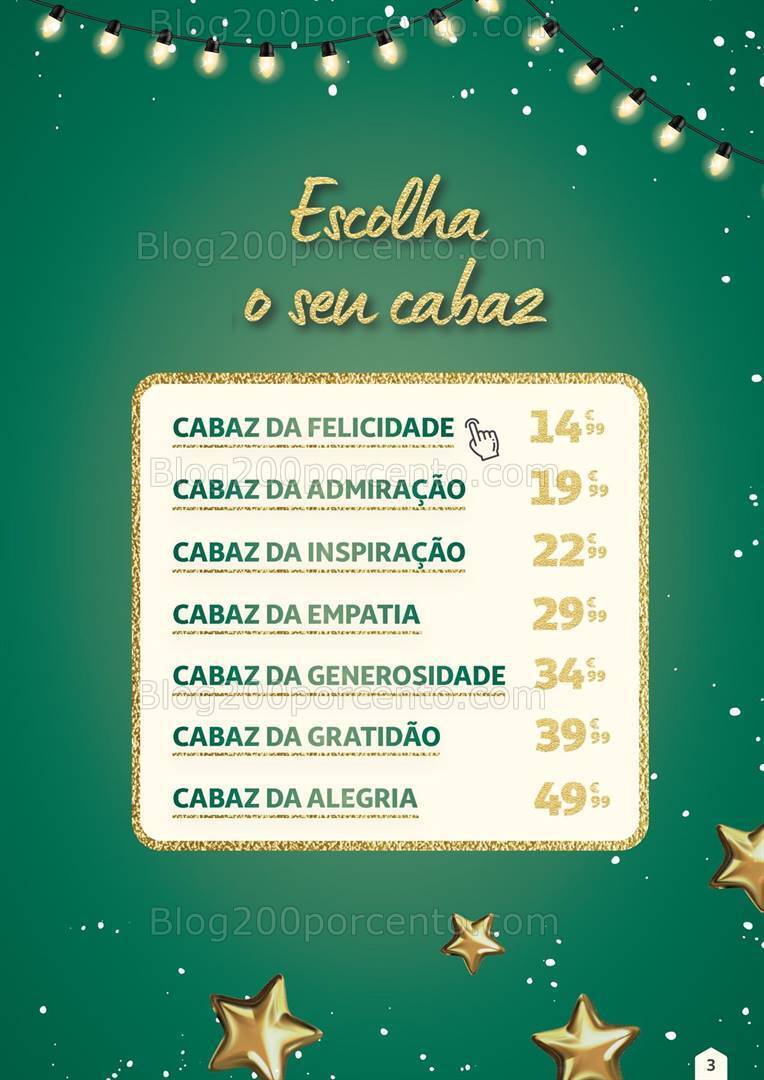 Antevisão Folheto AUCHAN Cabazes de Natal Promoções de 1 novembro a 31 dezembro