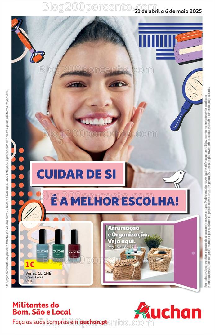 Antevisão Folheto AUCHAN Promoções de 21 abril a 6 maio