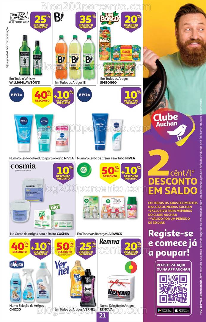 Antevisão Folheto AUCHAN Promoções de 21 abril a 6 maio