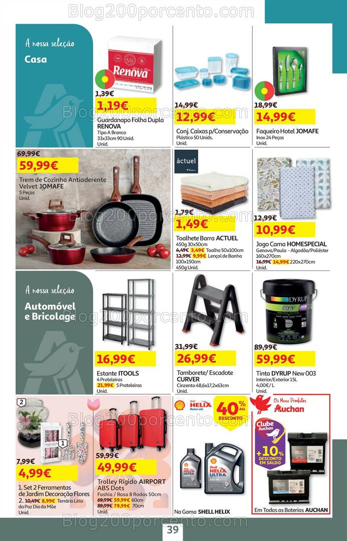 Antevisão Folheto AUCHAN Promoções de 21 abril a 6 maio