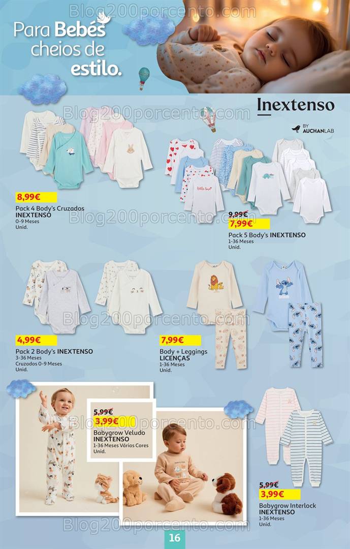 Antevisão Folheto AUCHAN Feira do Bebé Promoções de 29 janeiro a 12 fevereiro