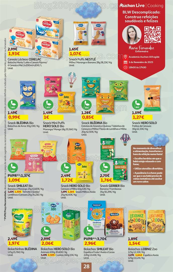 Antevisão Folheto AUCHAN Feira do Bebé Promoções de 29 janeiro a 12 fevereiro