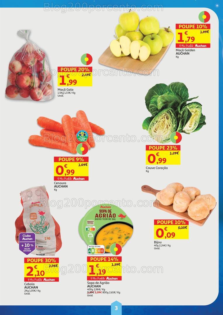 Antevisão Folheto AUCHAN Preços Congelados Promoções de 1 a 31 outubro