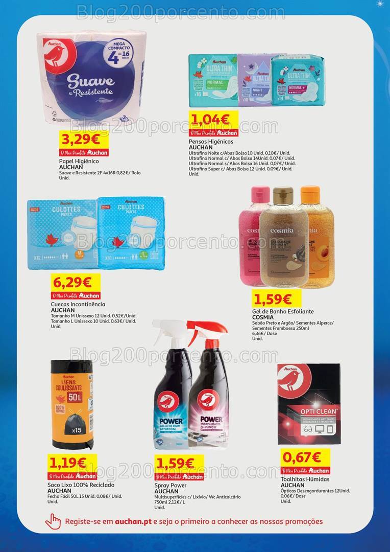 Antevisão Folheto AUCHAN Preços Congelados Promoções de 1 a 31 outubro