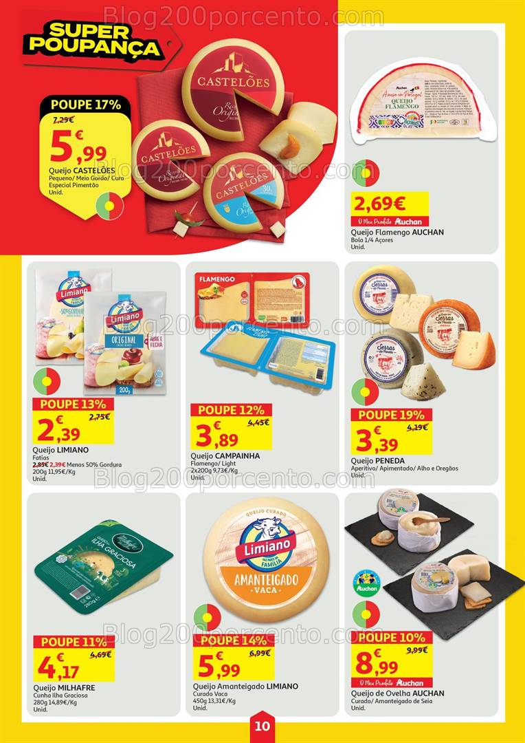 Antevisão Folheto MINIPREÇO - AUCHAN Promoções de 10 a 16 abril