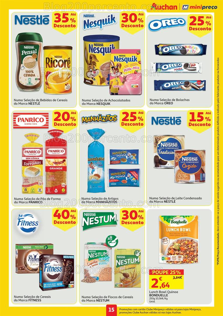 Antevisão Folheto MINIPREÇO - AUCHAN Promoções de 10 a 16 abril