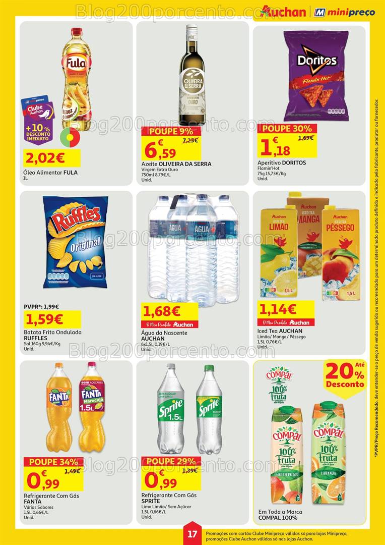 Antevisão Folheto MINIPREÇO - AUCHAN Promoções de 10 a 16 abril
