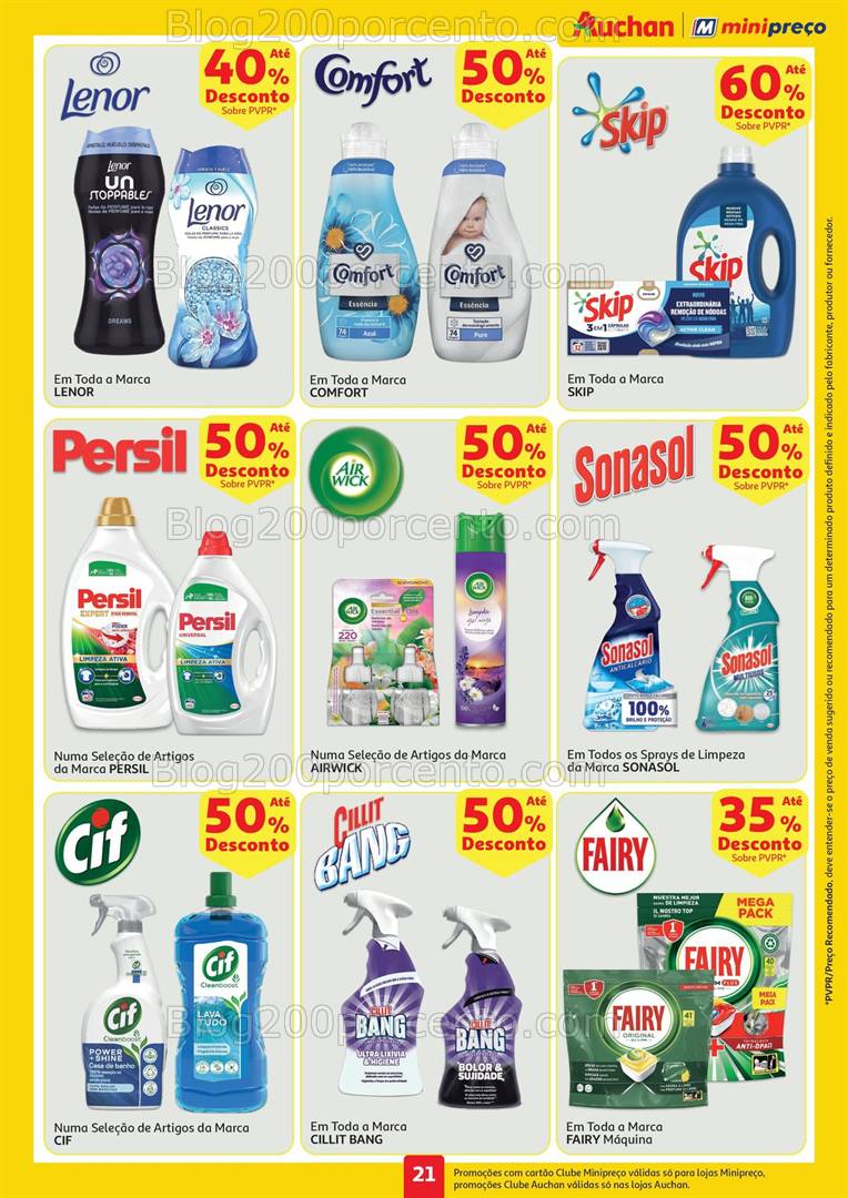 Antevisão Folheto MINIPREÇO - AUCHAN Promoções de 10 a 16 abril