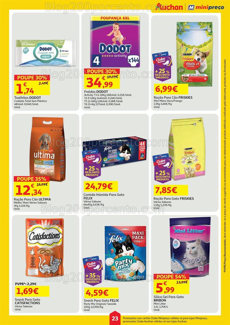 Antevisão Folheto MINIPREÇO - AUCHAN Promoções de 10 a 16 abril
