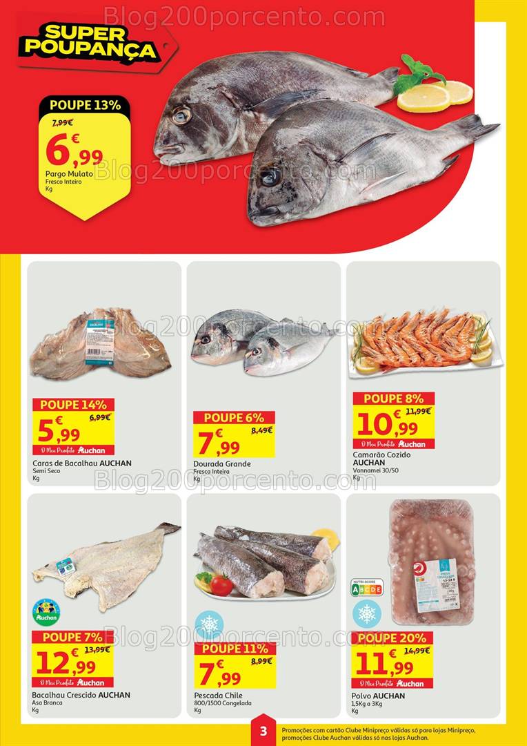 Antevisão Folheto MINIPREÇO - AUCHAN Promoções de 10 a 16 abril