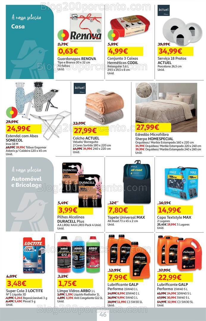 Antevisão Folheto AUCHAN Bazar Promoções de 1 a 18 novembro