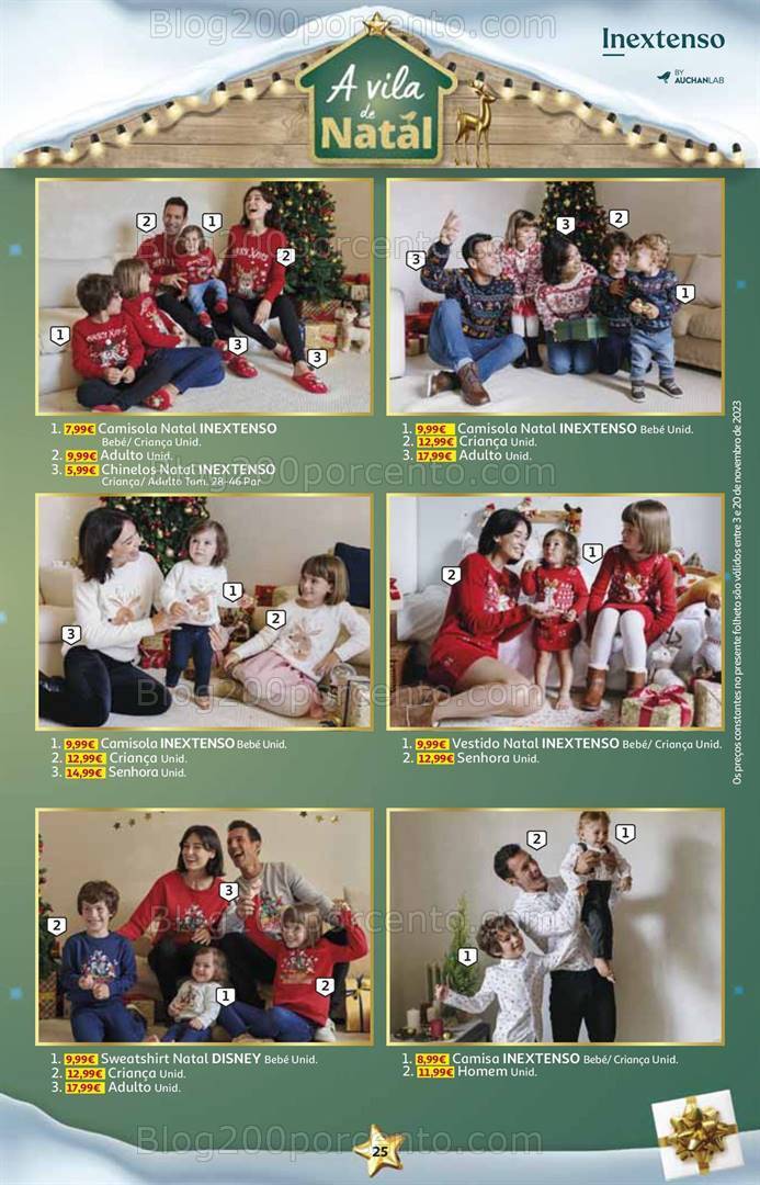 Antevisão Folheto AUCHAN Natal + Promoções de 3 a 20 novembro