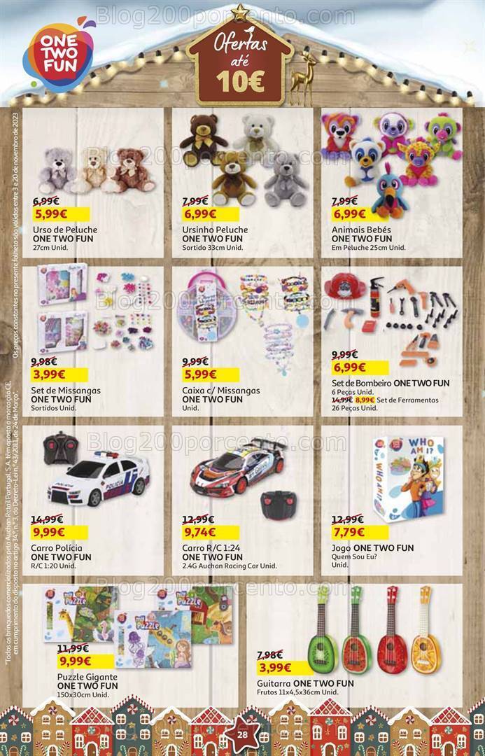 Antevisão Folheto AUCHAN Natal + Promoções de 3 a 20 novembro