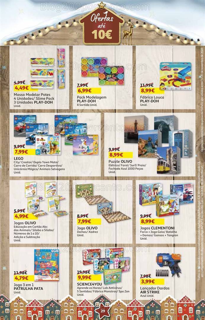 Antevisão Folheto AUCHAN Natal + Promoções de 3 a 20 novembro