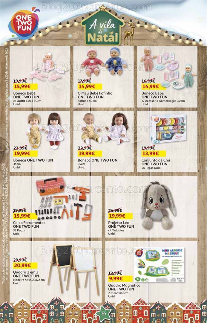 Antevisão Folheto AUCHAN Natal + Promoções de 3 a 20 novembro