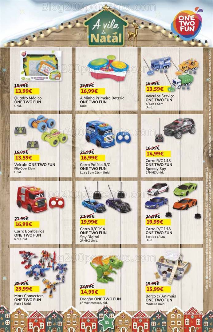 Antevisão Folheto AUCHAN Natal + Promoções de 3 a 20 novembro