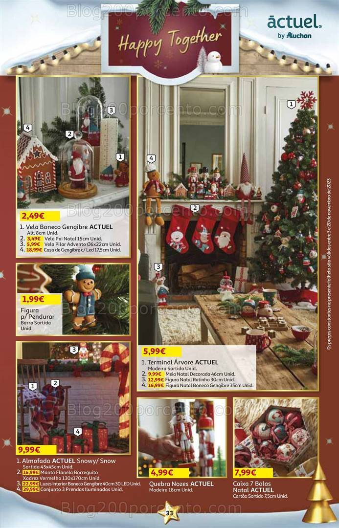 Antevisão Folheto AUCHAN Natal + Promoções de 3 a 20 novembro