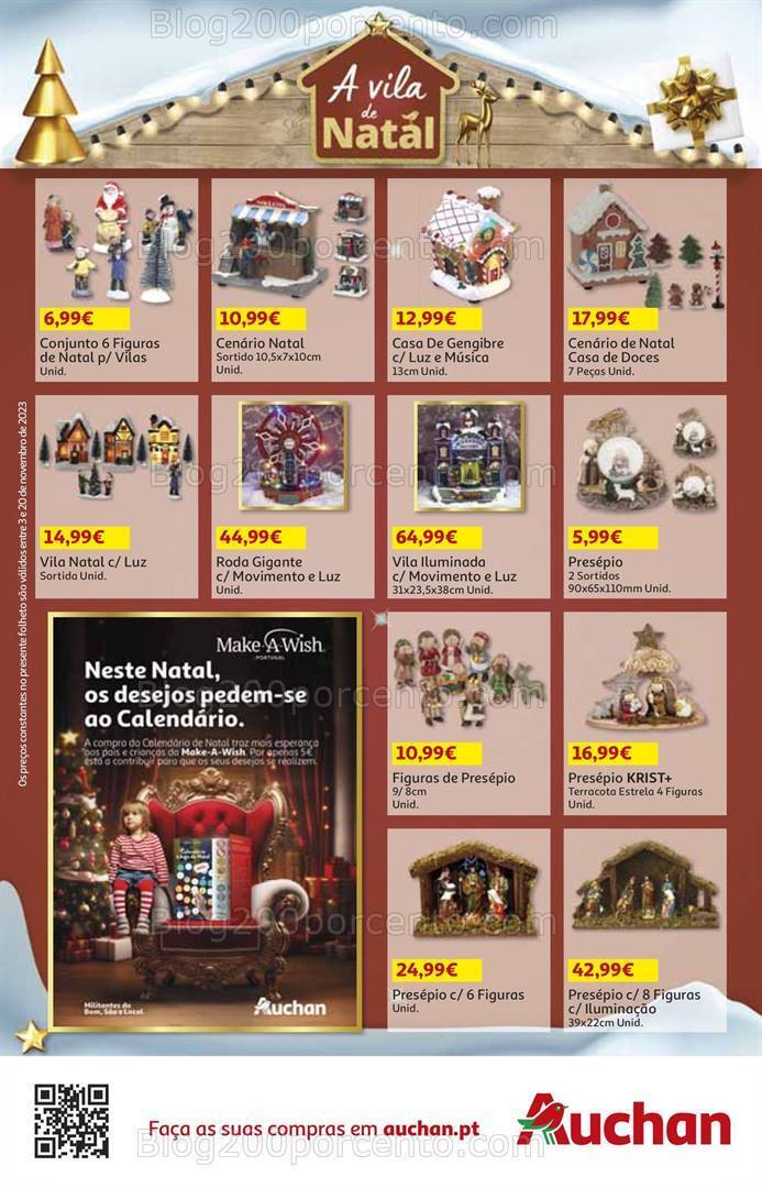Antevisão Folheto AUCHAN Natal + Promoções de 3 a 20 novembro