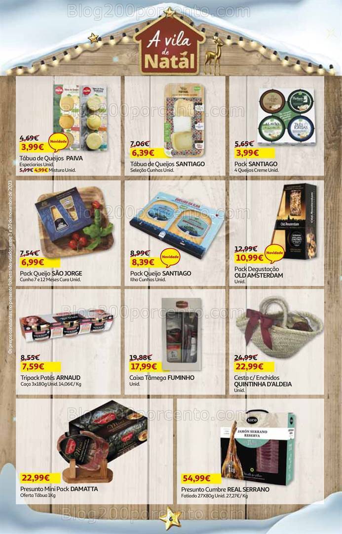 Antevisão Folheto AUCHAN Natal + Promoções de 3 a 20 novembro