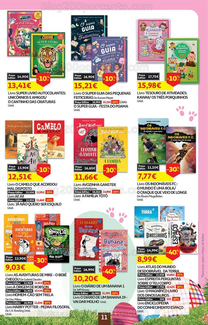 Antevisão Folheto AUCHAN Páscoa Promoções de 27 março a 10 abril