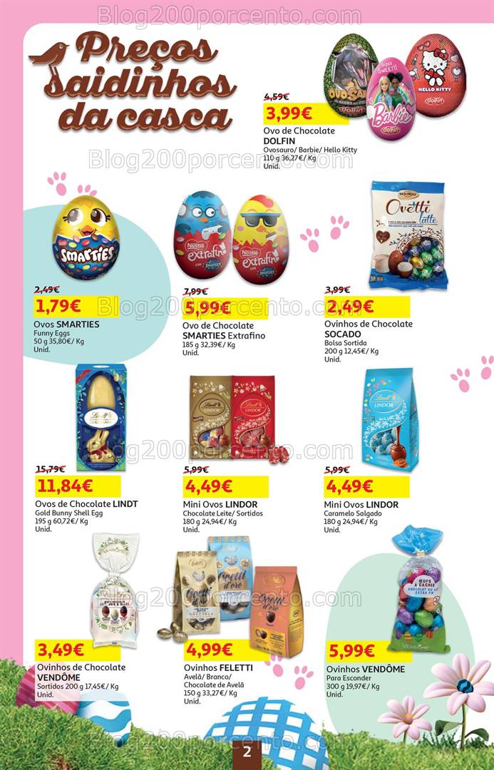 Antevisão Folheto AUCHAN Páscoa Promoções de 27 março a 10 abril