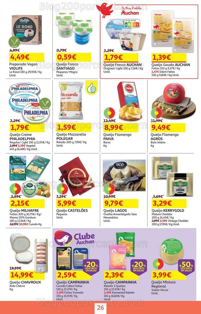 Antevisão Folheto AUCHAN Páscoa Promoções de 27 março a 10 abril