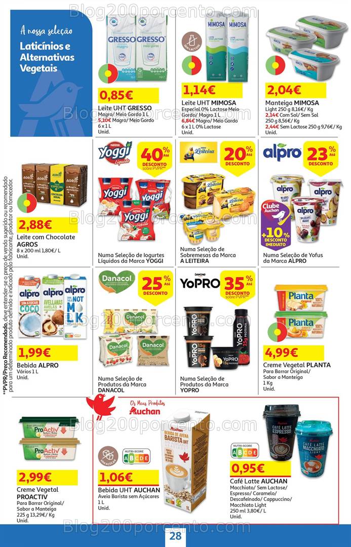 Antevisão Folheto AUCHAN Páscoa Promoções de 27 março a 10 abril