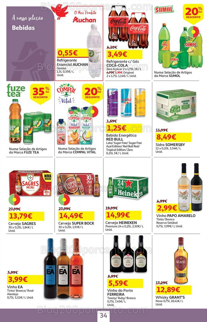 Antevisão Folheto AUCHAN Páscoa Promoções de 27 março a 10 abril