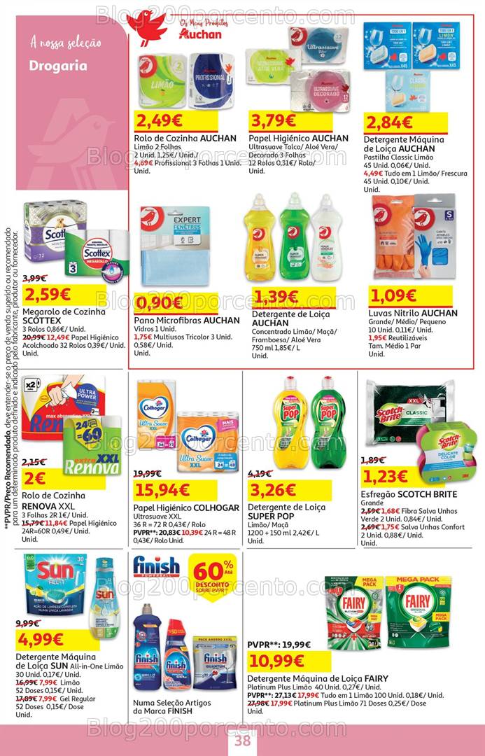 Antevisão Folheto AUCHAN Páscoa Promoções de 27 março a 10 abril