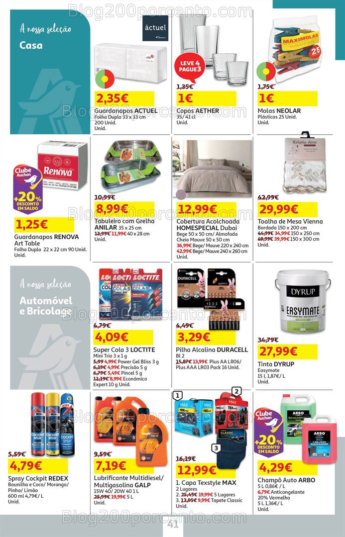 Antevisão Folheto AUCHAN Páscoa Promoções de 27 março a 10 abril