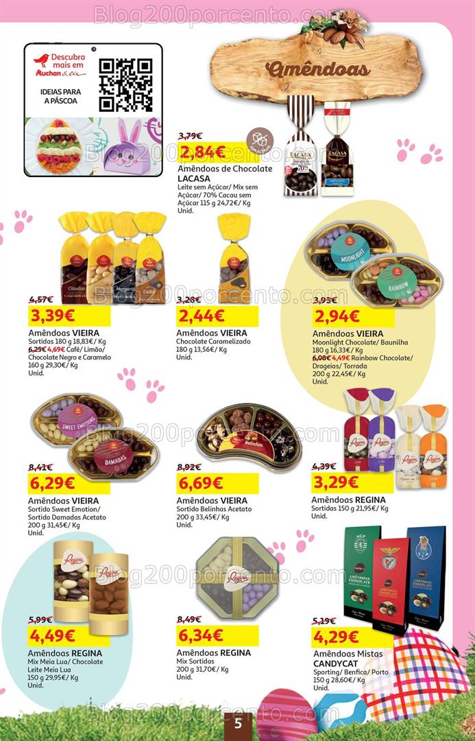 Antevisão Folheto AUCHAN Páscoa Promoções de 27 março a 10 abril