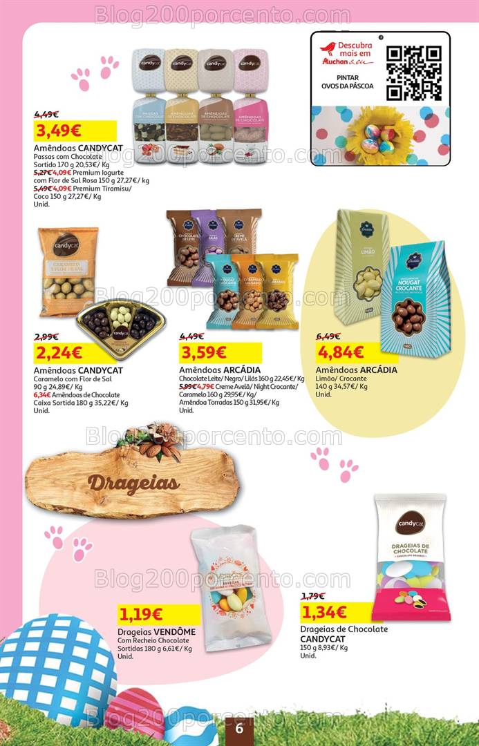 Antevisão Folheto AUCHAN Páscoa Promoções de 27 março a 10 abril