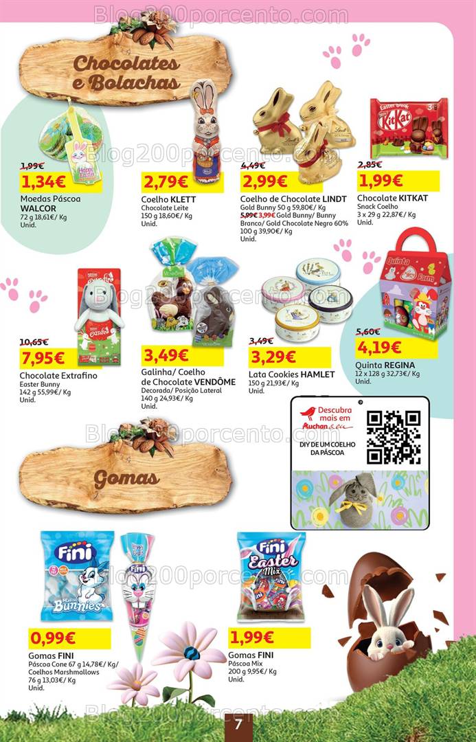 Antevisão Folheto AUCHAN Páscoa Promoções de 27 março a 10 abril