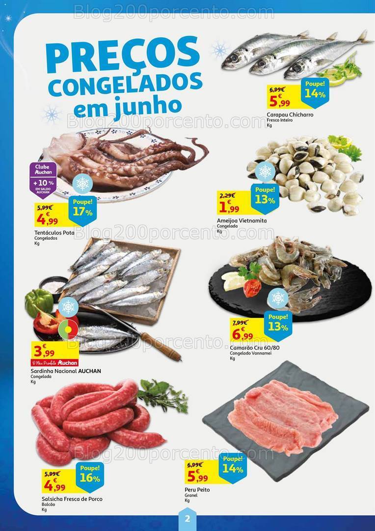 Antevisão Folheto AUCHAN Cabaz da Poupança Promoções de 1 a 30 junho