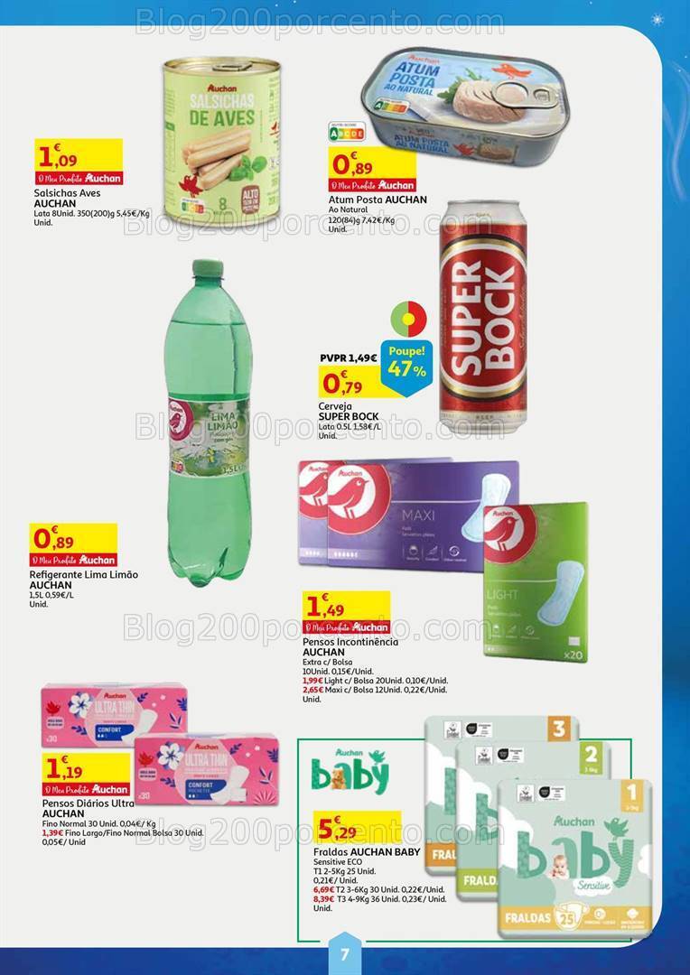 Antevisão Folheto AUCHAN Cabaz da Poupança Promoções de 1 a 30 junho